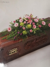 Gemini and rose coffin spray